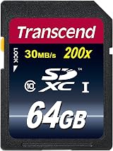 Transcend 64GB SDXC SDHC Class 10 UHS-I Memory Card for Full HD Video view 3