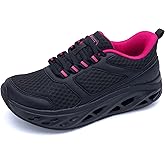 MAFEKE Womens Wide Toe Box Walking Shoes Orthotic Arch Support Sneakers Tennis Running Gym Shoes for Plantar Fasciitis Bunions US 6-11