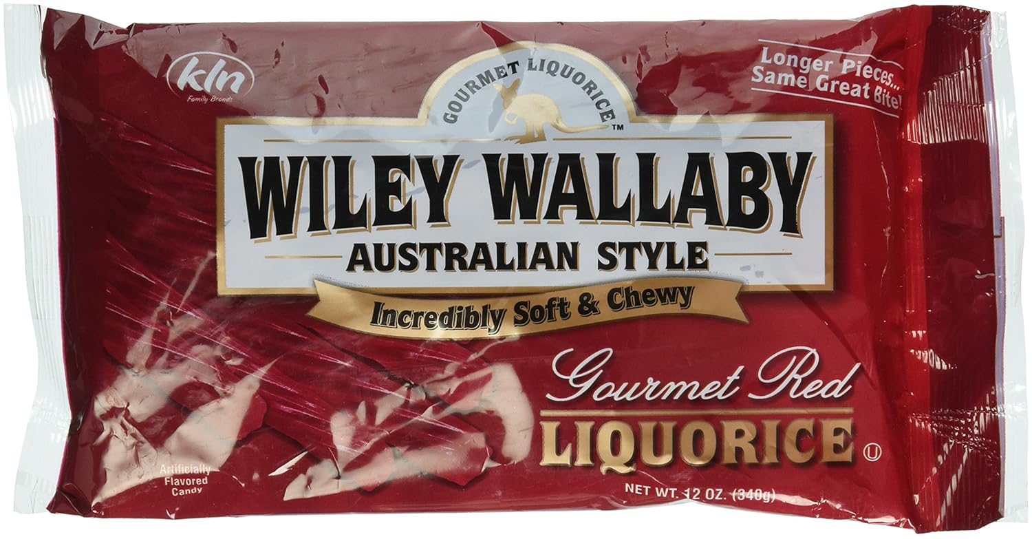 Wiley Wallaby Licorice, Red, 12 Ounces Grocery & Gourmet