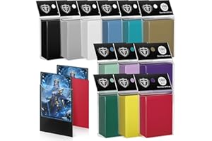 PROIJEUT 1200 Pack Card Sleeves, Matte Dual Trading Card Sleeves with Opaque Back & Smooth Shuffle, Tear Resistant Card Protectors for MTG, TCG and Game Cards (12 Colors)