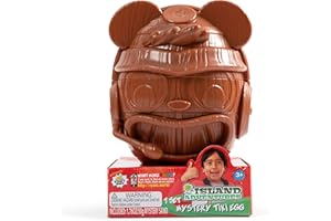 Goliath Ryan's World: Island Adventures - Mystery Tiki Egg | Discover Ryan's Island Adventure | Collectable Ryan's World Surprise Toy | for Kids Aged 3+, Brown