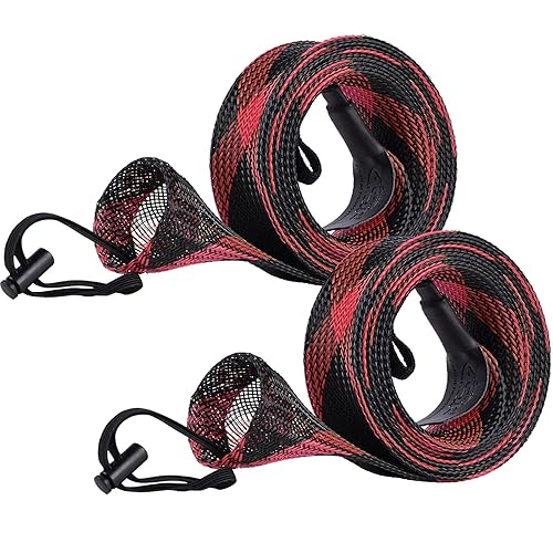 SF XL Casting Rod Socks Braided Mesh Fishing Rod Sleeve Cover