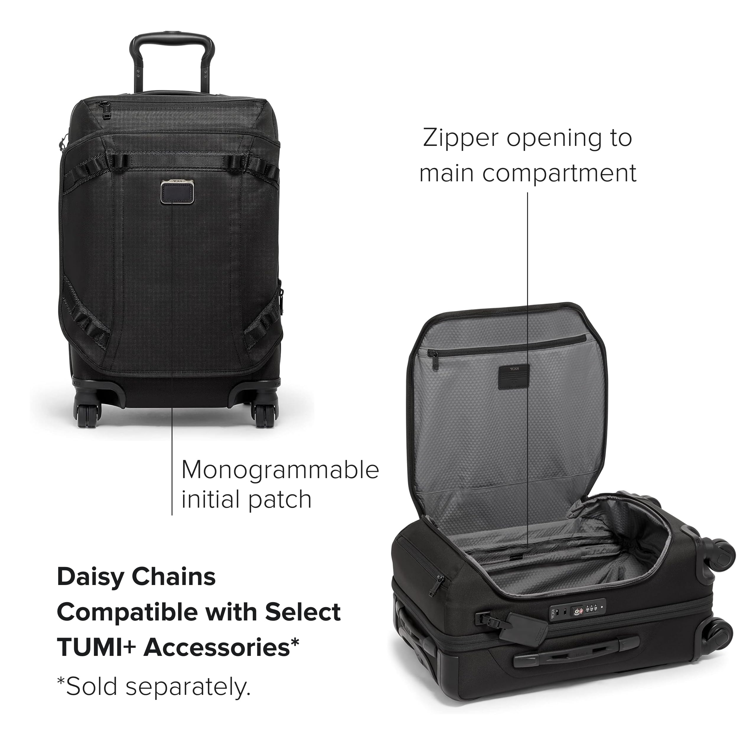 TUMI Alpha Bravo International Front Lid Expandable 4 Wheeled Carry-On - International Travel Luggage - 21.8