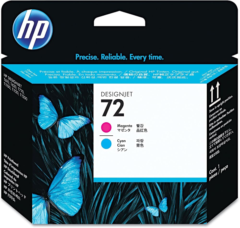 HP 72 C9383A Printhead Cyan Magenta for Designjet T1100 T1120