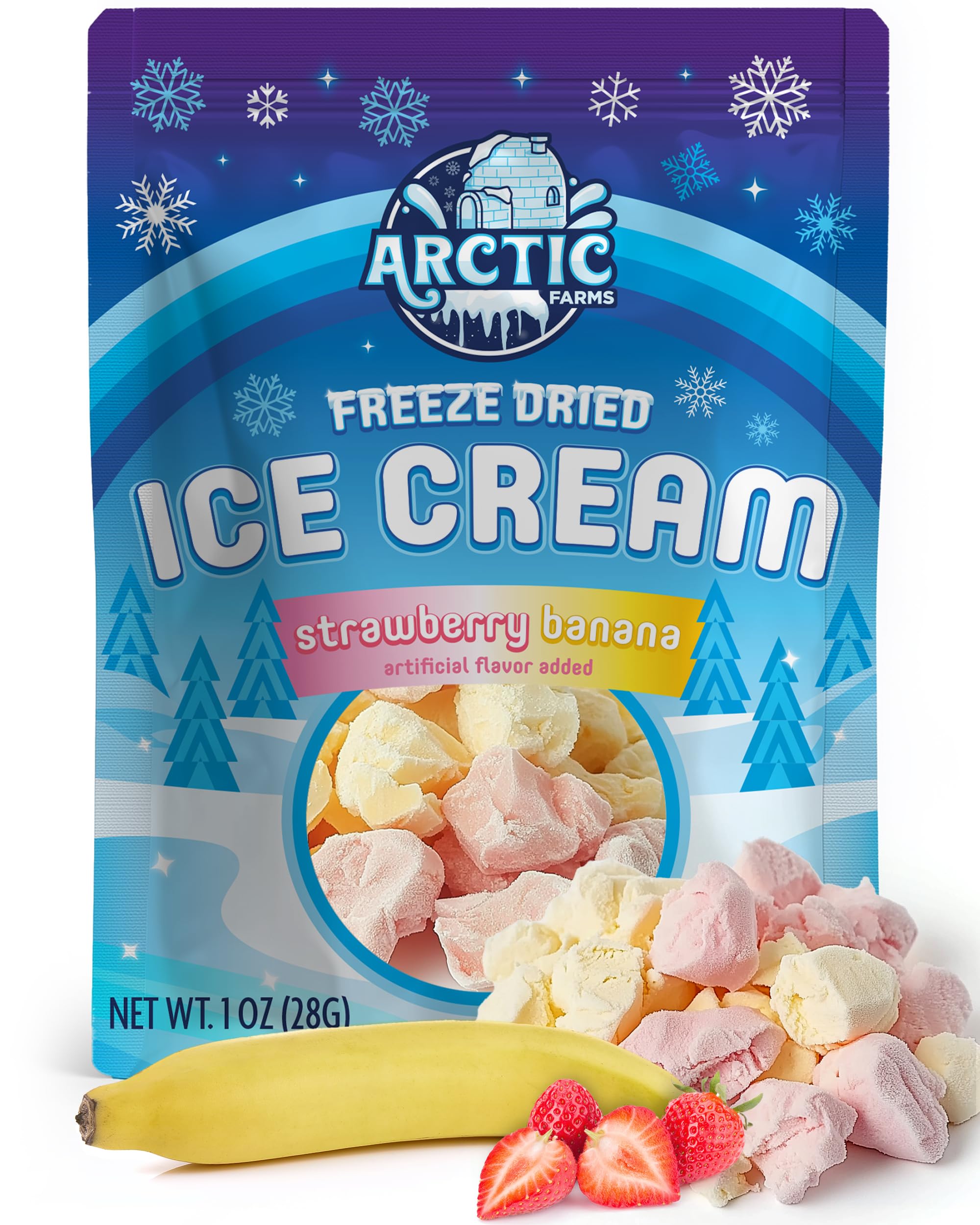 Arctic Farms Freeze Dried Ice Cream that Does Not