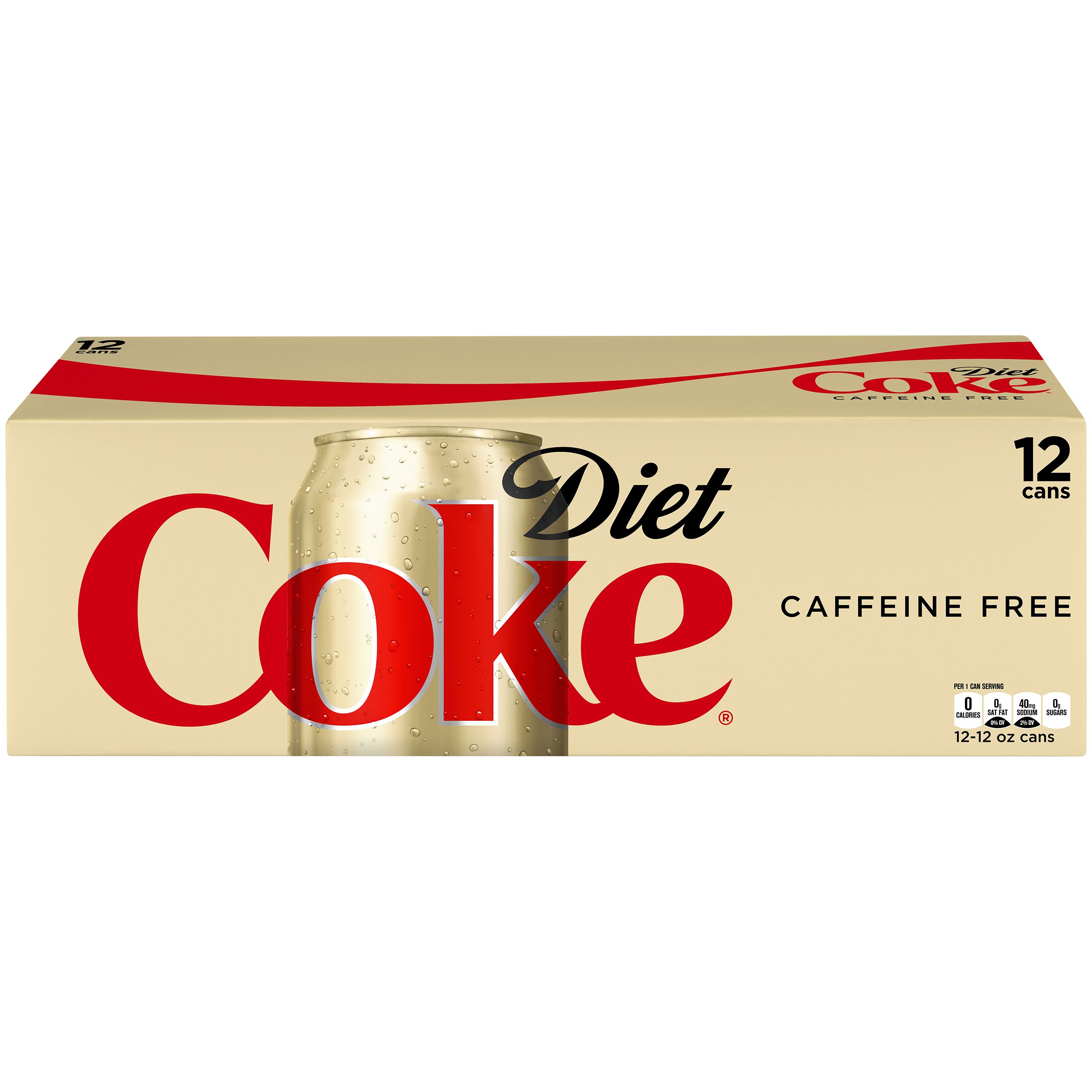 thumbnail image 2 of Diet Coke Caffeine Free Soda, 12 Fl Oz, 12 Pack (Package... 2 of 14