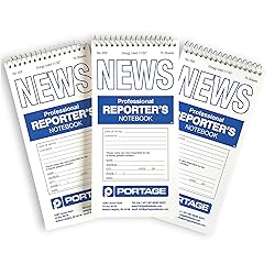 Portage Reporters Notebook – Top Bound Spiral