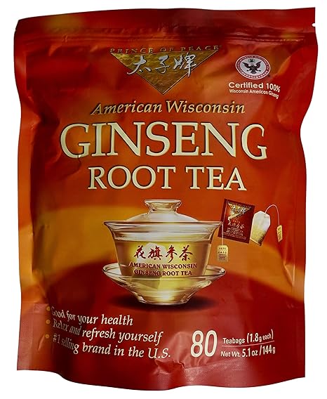 Prince of Peace 100% American Wisconsin Ginseng Root Tea