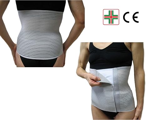 Fascia Post Parto E Post Operatoria MILLERIGHE – Contenitiva E Lombare – Unisex – Taglia XXL (109-120 Cm) – Made In Italy