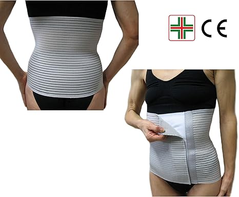 Fascia Post Parto E Post Operatoria MILLERIGHE – Contenitiva E Lombare – Unisex – Taglia XXL (109-120 Cm) – Made In Italy