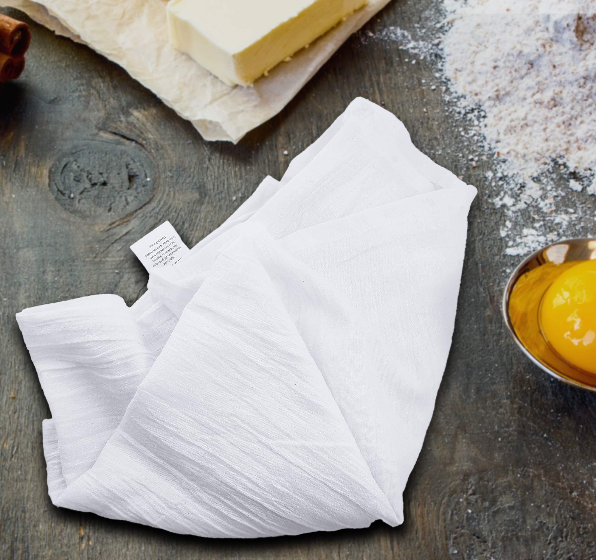 Utopia Kitchen - Pure Cotton Dish Cloth Kitchen Cloth (White, 28 x 28 Inches, 12 Pack)