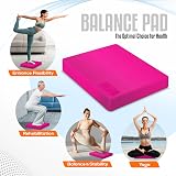 Yes4All Balance Pad Nonslip TPE Foam Balance Pad L Pink Multicolor Options view 5