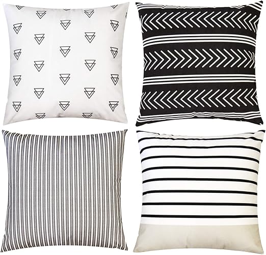 Amazon Com Jojusis Modern Throw Pillow Covers Home Decor