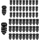 60pcs Tire Repair Nails, Rubber Screw Tire Plugs Self-Service Vacuum Nail Kit Tires Quick Puncture Repair Tools for Auto Moto