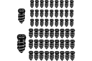 60pcs Tire Repair Nails, Rubber Screw Tire Plugs Self-Service Vacuum Nail Kit Tires Quick Puncture Repair Tools for Auto Moto