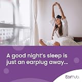 EarHub Sleepwell Soft Foam Earplugs 33dB Purple 10 Pairs Noise Reduction view 3