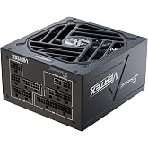 Seasonic Vertex PX-1000 1000W Power Supply ATX 3.1 &amp; PCIe 5.1 Ready | 80 Plus &amp; Cybenetics Platinum A Fully Modular 12V-2x6 RTX 5090 AMD RX 9000 Ready Japanese Capacitors 12 Years Warranty
