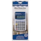 Calculated Industries 8510 Home ProjectCalc Do-It-Yourselfers Feet-Inch-Fraction Project Calculator | Dedicated Keys for Esti