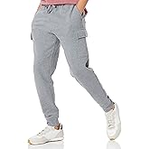 Amazon Essentials Men's Cargo Fleece Jogger Sweatpant with Relaxed Fit