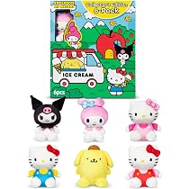 Micro Teenies Hello Kitty and Friends 6-Pack Treasure Box, Toys