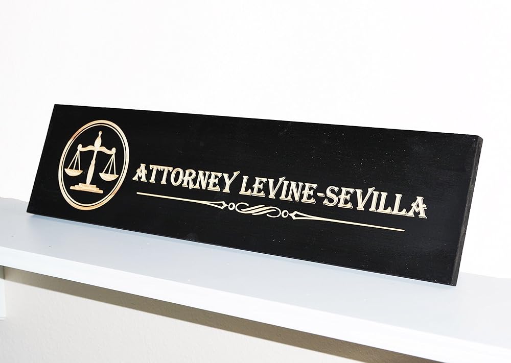 Office Sign for Door or Wall Personalized with Business