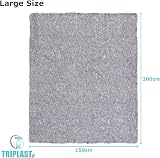 Triplast Removal Blankets Pack of 5 150 x 200 cm Wool Mix Heavy Duty view 2