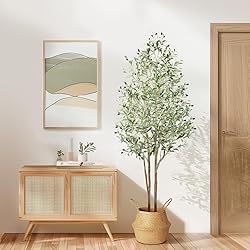 Alupssuc 6ft Artificial Olive Tree with Natural