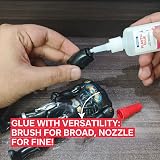 GH1200 2-IN-1 Plastic Glue with Brush & Nozzle, Quick Bonding view 6