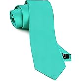 GUSLESON Classic New 3.15"(8cm) Men's Solid Color Necktie Wedding Business Tie + Gift Box