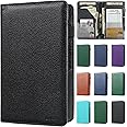 EcoVision Leather Waiter Book with Zipper Pocket - Restaurant Waitstaff Organizer, Guest Check Book Holder with Money Pocket,