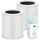 AP401 AP402 Filter Replacement, Compatible with Dayette AP401 AP402 and JOWSET AP402 AP403 Air Purifier for Large Room up to 3000Ft², Efficient Air Filter, 4-Stage Filtration System, 2 Pack