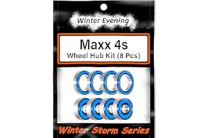 Winter Evening - for Traxxas Maxx 4S (V1 and V2) 89086-4 - Wheel Hub Bearings Kit