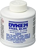Dykem 80300 Steel Blue Layout Fluid, Brush-in-Cap (4oz)