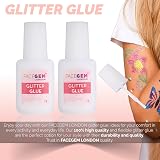 FACEGEM LONDON Body Glue for Tattoos and Glitter Makeup 2 x 7g view 6