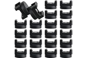 Yookeer Magnetic Zip Tie Mount Base Black Magnetic Cable Clips Wire Holder Multipurpose Cable Ties Management Base Electrical Supplies for Wire