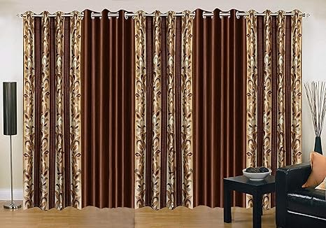 Buy Galaxy Home Decor Beautiful Polyester Curtains For Long Door 9