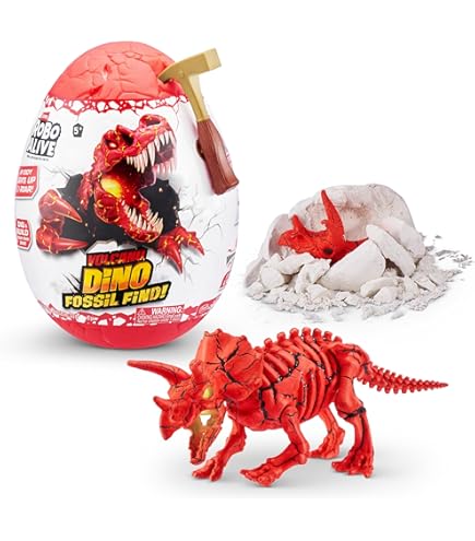 Amazon.com: Robo Alive Volcano Dino Fossil Find Stegosaurus by