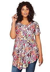 Roaman's Women's Plus Size Swing Ultra Femme Tunic