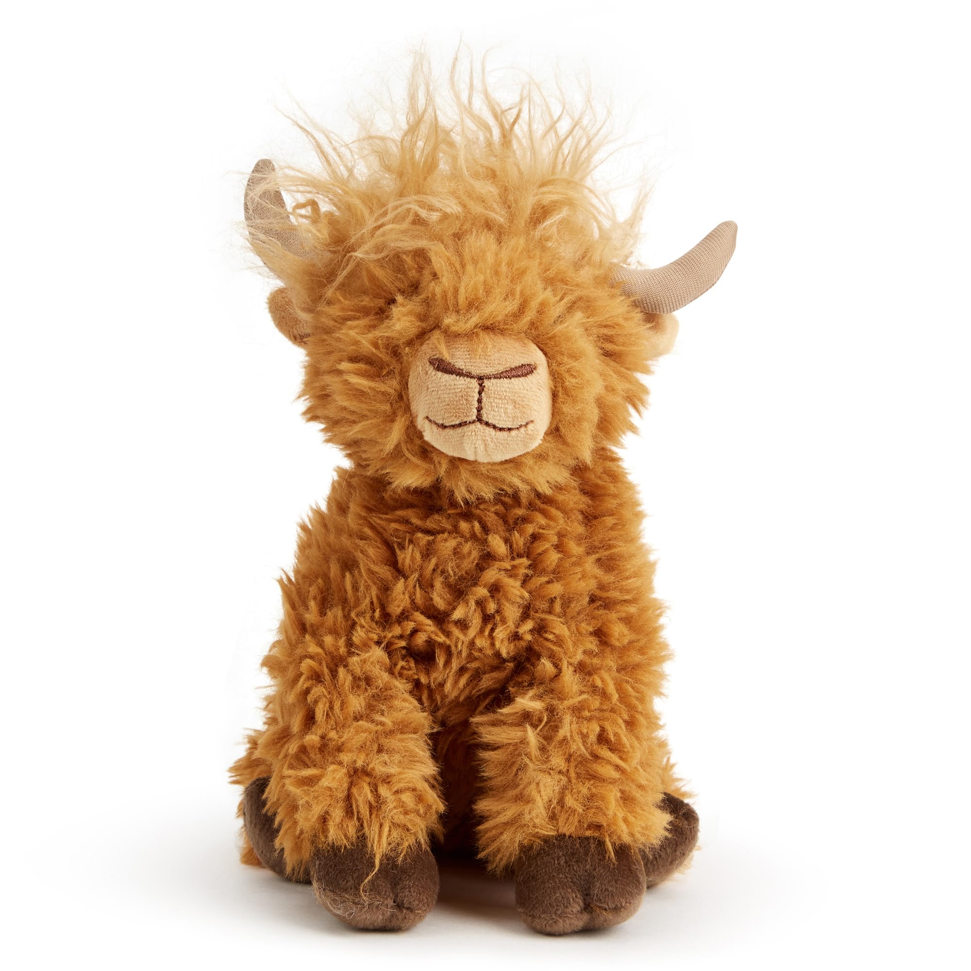 Zappi Co Harmony the Highland Cow Plush Toy (20cm) Hairy Coo Shaggy Friend - Soft, Cuddly, 100% Recycled - Charming Scottish Souvenir — image 1