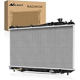 Nilight Radiator for Honda Civic 2001 2002 2003 2004 2005 L4 1.7L AT | For Acura 2001 2002 2003 2004 2005 EL, Performance Aluminum Replacement OEM, Replaces CU2354