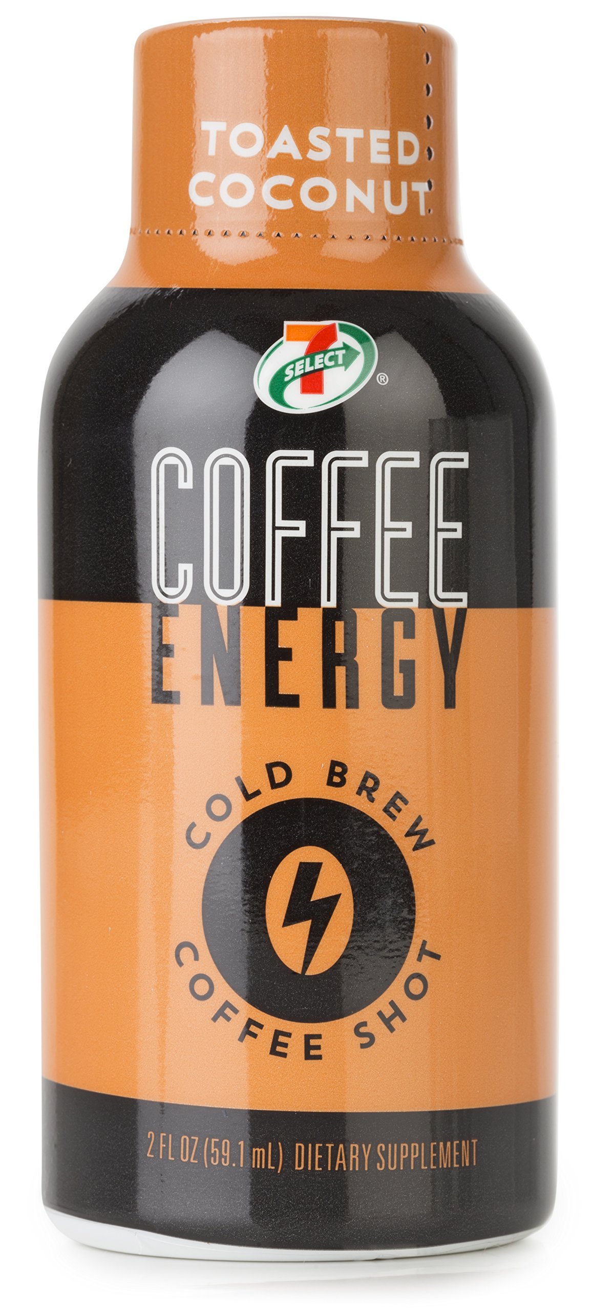 7Select Cold Brew Coffee Energy Shots, French Vanilla, 2