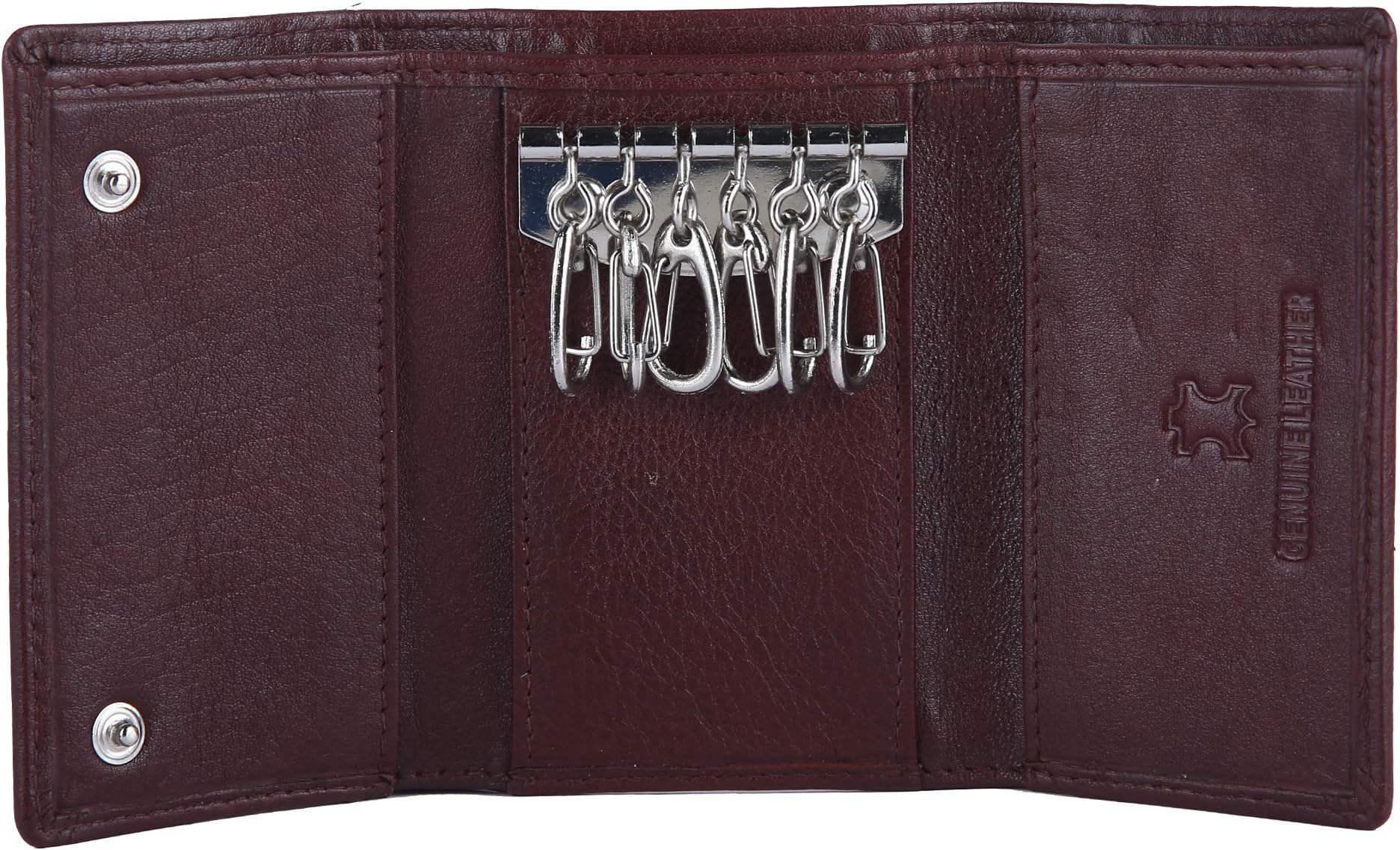 Am leatherBrown Leather Unisex Card Holder (AM002)