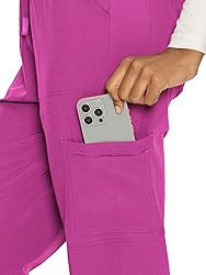 floralhue Scrubs for Women, V-Neck Scrubs Top