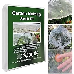 Garden Netting Ultra Fine 8x10Ft, Plant