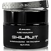 Shilajit Authentic Himalayan Shilajit Resin for Men & Women, High Fulvic Acid, Energy & Stamina, Immune Support, 85+ Trace Minerals, Lab Tested Organic Shilajit Resin, 100% Natural, 60 Grams