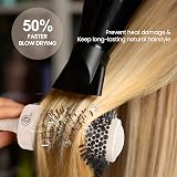 AIMIKE Round Hair Brush Nano Ceramic Ionic 2.6in Barrel Small Vented view 4