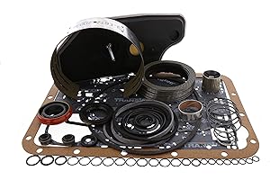 TRANSPARTS WAREHOUSE Compatible With: Ford 4R44E 5R44E 5R55E Transmission Less Steels Rebuild Kit 1997-Up Level 2 W/Band 2WD Filter