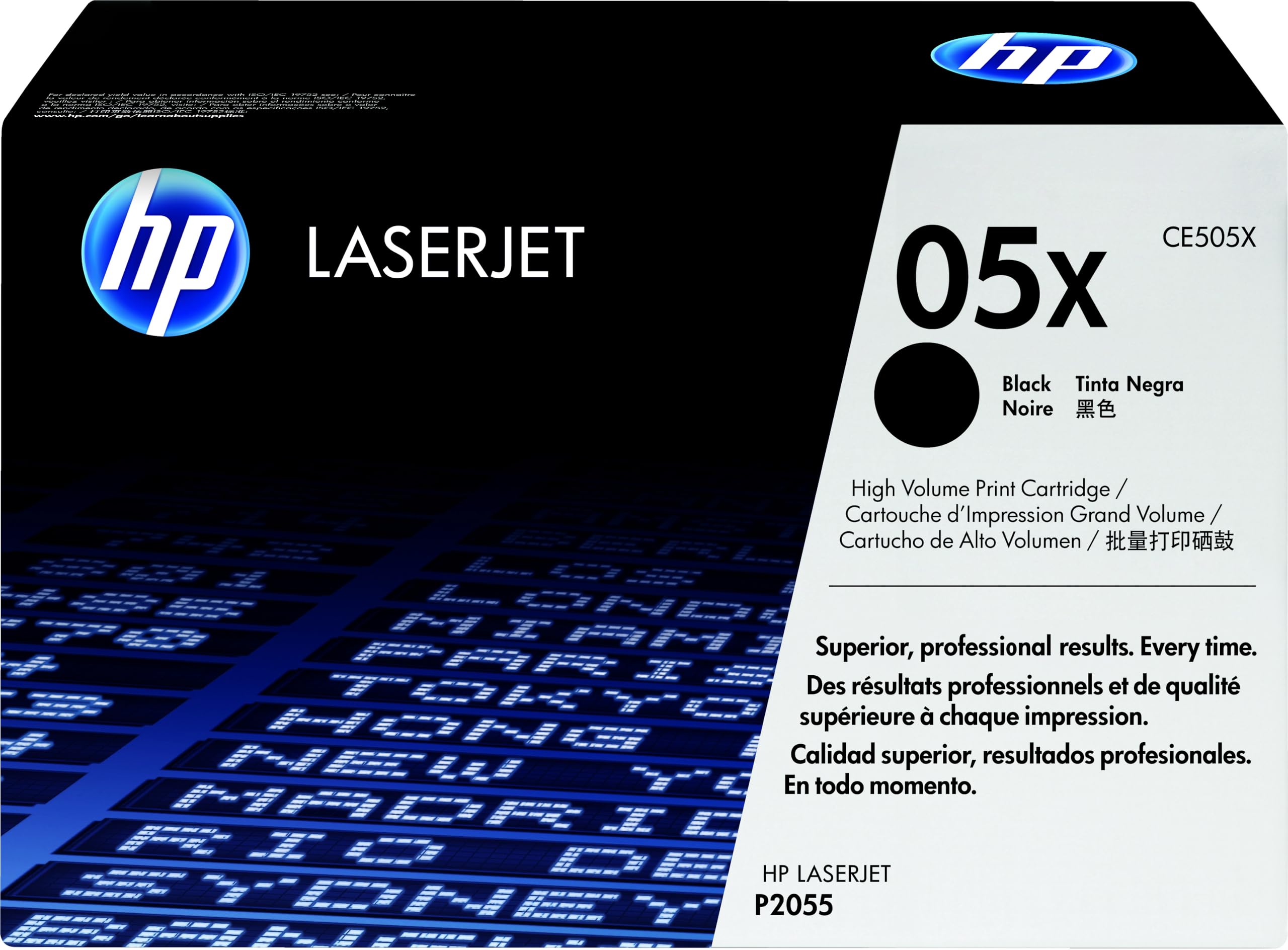 HP 05X High Yield Black Original LaserJet Toner Cartridge (CE505X)