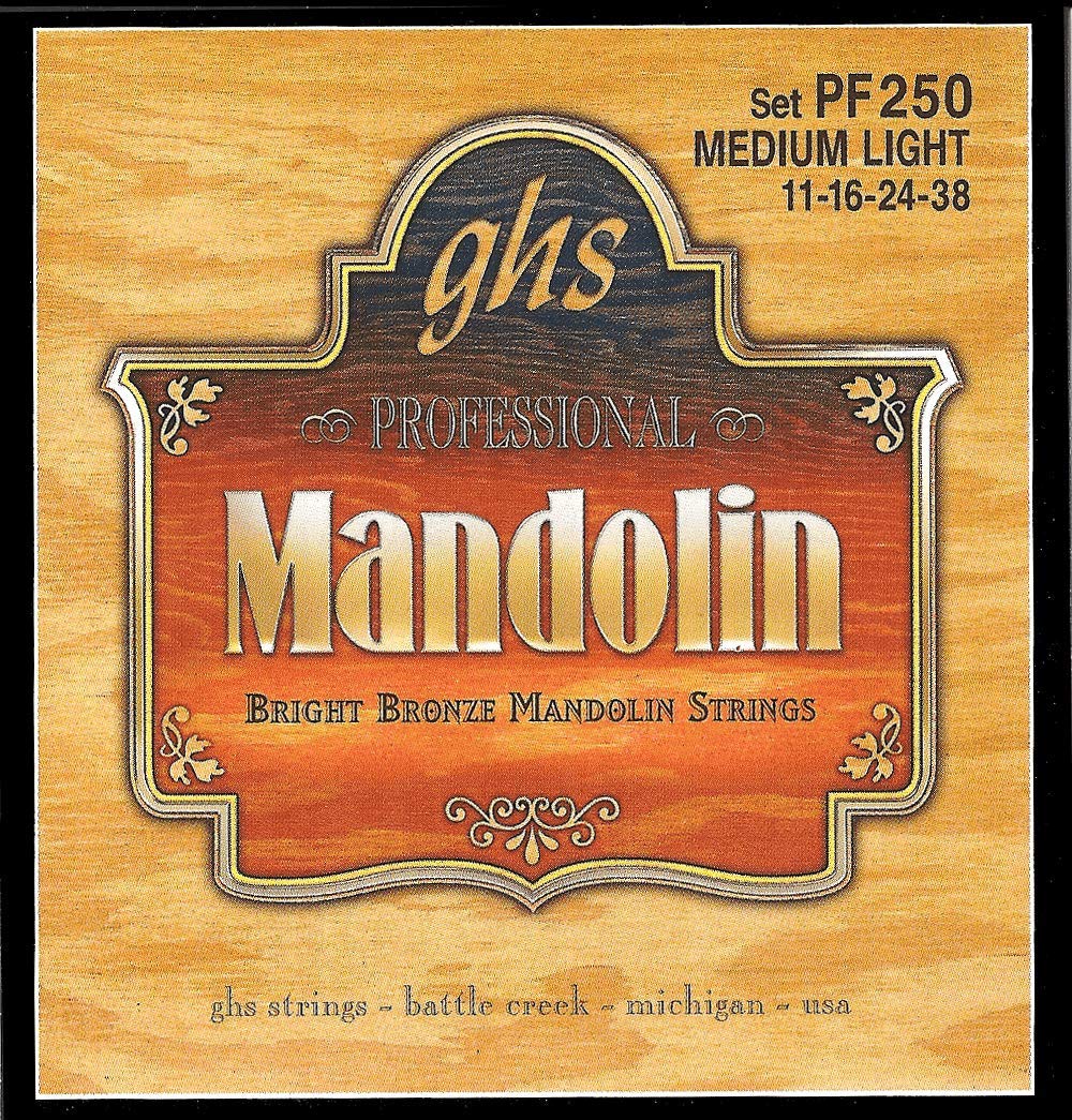 GHS BRIGHT BRONZE MANDOLIN - String Set - PF250 - Medium Light - 11/038