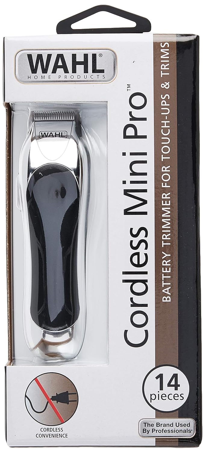 wahl 12 pieces mini pro cord clipper and trimmer 9307